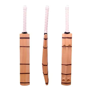 Bate de madera de sauce inglés con agarre de mano de madera, liso y sencillo, para práctica deportiva y entrenamiento, para jugadores de equipo de tenis y críquet - Product Image 6