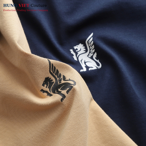 T-shirt en coton unisexe de haute qualité pour hommes, tissu avec logo imprimé, chemises uniformes du vendeur vietnamien - Product Image 4