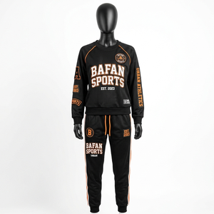 200 GSM Premium Polyester <b>Mesh</b> Jersey <b>Pants</b> Set Black Orange Contrast Shoulder Side Stripe Panel Logo Women set - Product Image 4