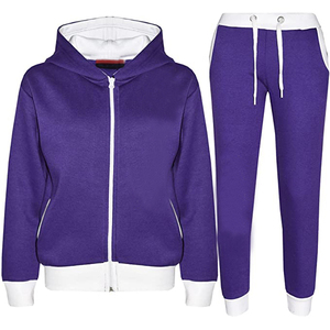 Conjunto Deportivo Unisex de Invierno, Estampado, Talla Grande, Forro Polar Ligero, Transpirable, de Secado Rápido, Top de Manga Larga y Pantalón Largo - Product Image 4