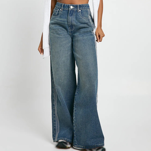 Jeans Rectos de Mezclilla Vintage para Mujer a Precio de Fábrica, Ecológicos, Personalizables, Fabricante de Ropa Streetwear - Product Image 6