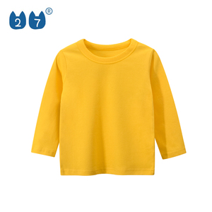 T-shirt en tricot à manches longues pour homme, couleur unie, col rond, coupe classique, style décontracté, 100% coton, rouge - Product Image 6