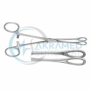 Pinces à éponges de haute qualité à mâchoires bouclées en acier inoxydable, réutilisables, instrument chirurgical certifié CE, pinces à pansements - Product Image 5