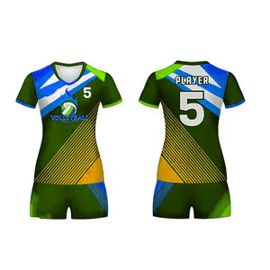 Men's <b>Volleyball</b> Jersey <b>Set</b> Sublimated Quick Dry Fitted Short Sleeve Uniform Adult All Seasons 100% Polyester Moisture Wicking - Product Image 2