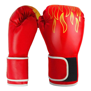 Guantes de Boxeo de Piel Sintética PU Impermeables al por Mayor para Entrenamiento de Muay Thai, Kickboxing y Sparring - Product Image 2