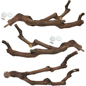 Kathson Posatoio Naturale in Legno di Vite Selvatica per Uccelli e Pappagalli - Product Image 1