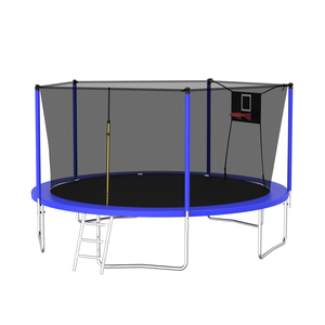 Trampolino Sportivo da 14 Piedi con Rete di Protezione, Trampolini Ricreativi per Uso Esterno e Interno, per Parchi Trampolino - Product Image 5