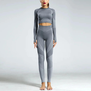 Women's Yoga <b>Leggings</b> & Sports Top 2-Piece Set Breathable Eco-Friendly Quick Dry Rhinestone Letter Print Full Length <b>Leggings</b> - Product Image 1