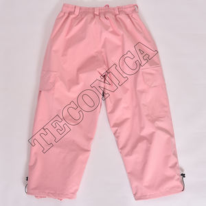 Venta al por mayor últimos pantalones de esquí nieve tamaño impermeable a prueba de viento OEM personalizado pantalones de snowboard Unisex suelta pierna ancha tela de poliéster - Product Image 2