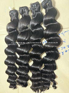 Offre exceptionnelle pour le mois de mars ! Cheveux humains vierges Remy vietnamiens en vrac, ondulations profondes et ondulations aquatiques, pour femmes, pour tressage humide et extensions à la peau - Product Image 3