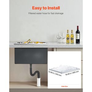 Contenitore per Ghiaccio Commerciale in Acciaio Inox 20"L X 14"W X 12"H con Coperchio, 31.7 Qt, per Uso Esterno, Regalo Ideale - Product Image 5