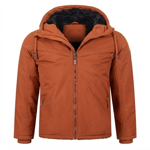 Veste d'hiver pour homme, coupe-vent, thermique, à capuche, pour tous les jours et les voyages - Product Image 1