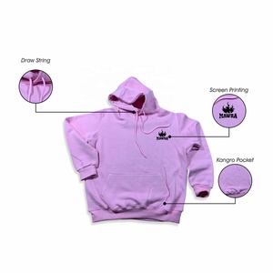 Sweat à capuche 100% coton polaire lourd 300-500 g/m² pour hommes, sweat à capuche personnalisé avec logo de sérigraphie pour hommes, vente en gros - Product Image 2