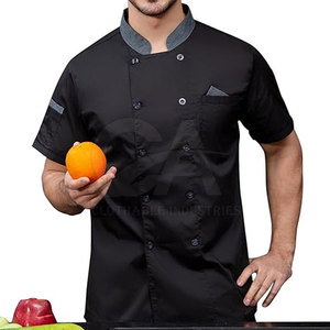 เสื้อเชฟสุดเท่สำหรับพนักงานร้านอาหารระดับไฮเอนด์ ผู้ผลิตเสื้อเชฟแบบ OEM รับผลิตตามสั่ง ผู้จัดจำหน่ายเสื้อเชฟ ชุดยูนิฟอร์มเชฟ - Product Image 5