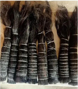Poils de queue de vache noirs naturels, directement d'Inde, très demandés pour la fabrication de brosses, meilleur prix. - Product Image 5