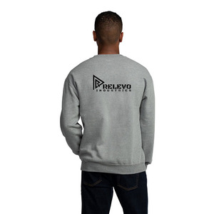 Sudadera Lisa de Forro Polar Grueso para Hombre y Mujer, con Logo Personalizado, Cuello Redondo, Estilo Casual de Invierno, Venta al por Mayor - Product Image 2