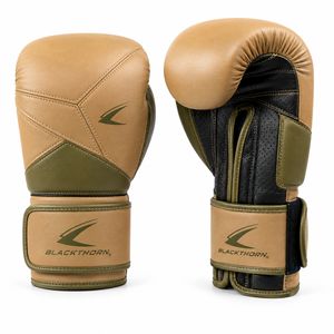 ถุงมือชกมวย MMA สำหรับผู้ใหญ่ แบบสั่งทำพิเศษ สำหรับฝึกซ้อม คิกบ็อกซิ่ง มวยไทย ออกกำลังกาย สายรัดกว้าง 4 นิ้ว ซับเหงื่อได้ดี ผลิตจาก PU+ฟองน้ำ พร้อมแถบตีนตุ๊กแก - Product Image 1