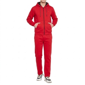 Conjunto Deportivo de 2 Piezas para Hombre, con Capucha, Sólido, Transpirable, de Alta Calidad, con Bolsillos Ocultos, de Forro Polar, Informal, para Otoño - Product Image 1