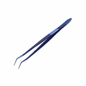 Pinzas Angulares Dentales de Algodón Recubiertas de Titanio Azul Premium, Pinzas Quirúrgicas de Acero Inoxidable para Tejidos, Instrumentos Quirúrgicos - Product Image 5