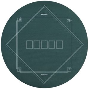 Tappetino da Poker Texas Hold'em Verde Scuro con Fondo Antiscivolo, Accessori per Giochi da Tavolo - Product Image 1