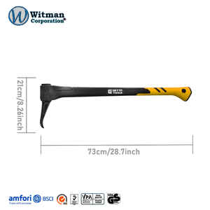 Professional Large Pickaroon Hookaroon Wood Handling <b>Hook</b> <b>Tool</b> Forged Alloy Steel Head Anti Slip TPR Handle Hot-Dip Galvanized - Product Image 2