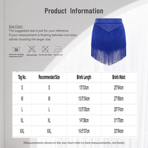 Falda de Baile Latino para Mujer, Traje de Competición de Salsa, Disfraz para Fiestas, Jazz, Baile de Salón y Danza Lírica - Product Image 6