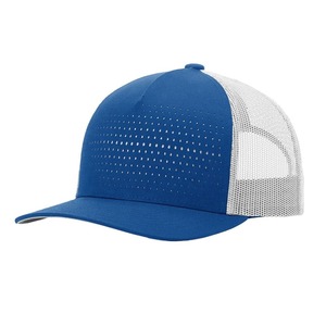 Casquette de baseball unisexe à séchage rapide en gros, en stock, personnalisable, perforée au laser, 5 panneaux, imperméable, toutes saisons - Product Image 6