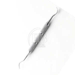 Curettes chirurgicales dentaires manuelles en acier inoxydable, instruments de soins parodontaux de précision, chirurgie buccale, nettoyage, réutilisables, ergonomiques - Product Image 2