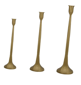 Brass <b>Square</b> Eco-Friendly Reusable Heat Resistant Pillar <b>Candle</b> Holder for Christmas Home Decoration - Product Image 5