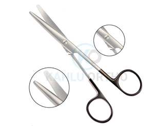 Ciseaux à pansements chirurgicaux de haute qualité à poignée noire, prix compétitif, meilleur fournisseur, par KAHLU ORTHOPEDIC - Product Image 5