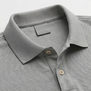 Polo à manches courtes pour homme, couleur unie, 100% coton piqué, respirant, style décontracté, coupe classique - Product Image 4