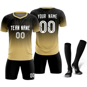 Conjunto Deportivo de Fútbol Unisex Personalizable – Diseño Gratuito, Fábrica OEM, Sublimado, Transpirable, 100% Poliéster, Pantalones Cortos de Tallas Grandes - Product Image 4