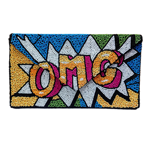 Handcrafted Indian Luxury Casual Daily Fashion Accessory Colorful Glass <b>Beaded</b> Baguette Handle Bag Durable <b>Crystal</b> Art Accessory - Product Image 1