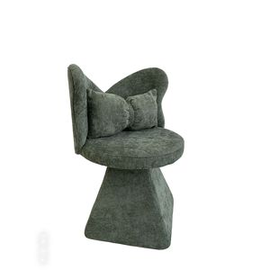 Sedia da Trucco con Schienale a Farfalla e Design Girevole per Camera da Letto e Tavolo da Toeletta - Product Image 3