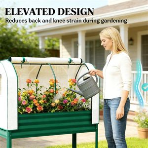 Elevated Garden Bed Greenhouse for Planting Green Garden Greenhouses & Rooms - Product Image 3