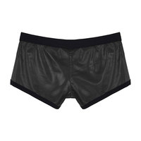Caleçons Boxers Sexy en Cuir de Mouton Véritable de Luxe pour Hommes, Taille Mi-Haute, Tricotés, Personnalisables, avec Logo à la Taille, Motif Uni, pour Adultes