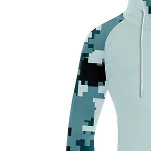 Ropa de Pesca con Diseños Personalizables, Sudaderas con Capucha para Pesca con Protección UV, Secado Rápido, Poliéster, Tallas Grandes - Product Image 5