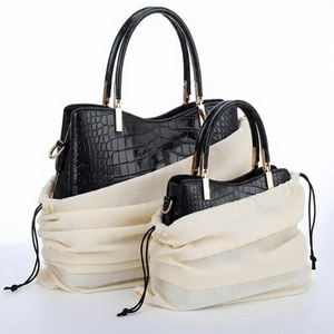 Amana Textiles Cotton Canvas <b>Draw</b> <b>String</b> Dust <b>Bag</b> for Purse and Handbags Customizable Wholesale Production for Retail Gifting - Product Image 1