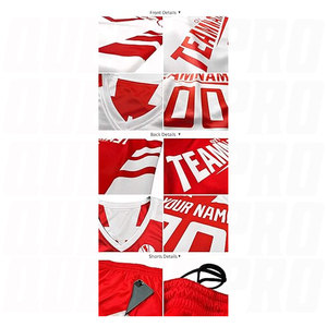 Uniforme de basket-ball classique rétro à rayures verticales personnalisé pour garçons, style vintage, rétro, old school, vêtements de sport d'été - Product Image 5