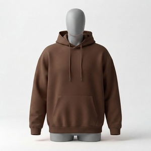 Sweat-shirt à capuche en molleton de coton surdimensionné unisexe, décontracté, pour le sport, la gym, le quotidien, fabrication OEM - Product Image 2