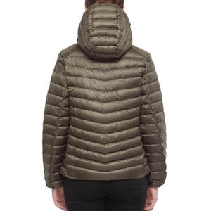 Veste d'hiver chaude en duvet pour femme, randonnée, camping, escalade, trekking, manteau doublé, duvet de canard, rembourrage léger, logo personnalisé - Product Image 2