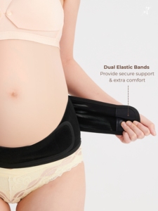 Ceinture de soutien de grossesse Bmama – Soutien abdominal et dorsal réglable avec Velcro pour la maternité, avant et après l'accouchement – Vente en gros - Product Image 3