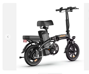 Vélo électrique pliable à batterie lithium, cadre en acier haute teneur en carbone, étanche, longue autonomie, 48V 350W, pédalage assisté, très demandé - Product Image 1