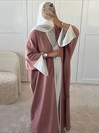 Elegant Abaya Design with Beautiful <b>Applique</b> Lace Work Nida Fabric Abaya Design Lightweight and Breathable 2026 - Product Image 6
