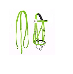 Bride de course de cheval en PVC avec bande de nez de superbe qualité - Product Image 1