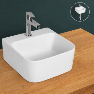 Grifo Monomando Cromado Moderno ROMA para Lavabo, Certificado por NSF, Montaje en Encimera para Baño - Product Image 3