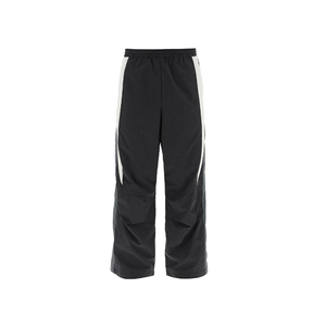 Men's High Waisted Streetwear Baggy Oversized Windbreaker Pants Canvas Lightweight Nylon Sweatpants - Product Image 4