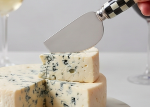 <b>Cheese</b> <b>Knife</b> <b>Set</b> Stainless Steel Blades With Checkered Handles Durable <b>Cheese</b> Tools For Serving Use Dining Use And Cutting Use - Product Image 6