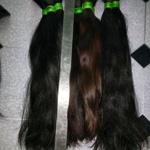 Extensiones de Cabello Humano Virgen Indio a Granel, Tejido Cosido a Mano, con Cinta Adhesiva, 100grm/Set - Product Image 1
