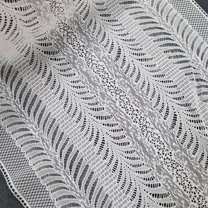 Encaje Elástico Abstracto de 24 cm, Encaje Elástico Ancho de Nailon y Spandex, Encaje de Punto para Lencería y Bandas de Sujetador - Product Image 5